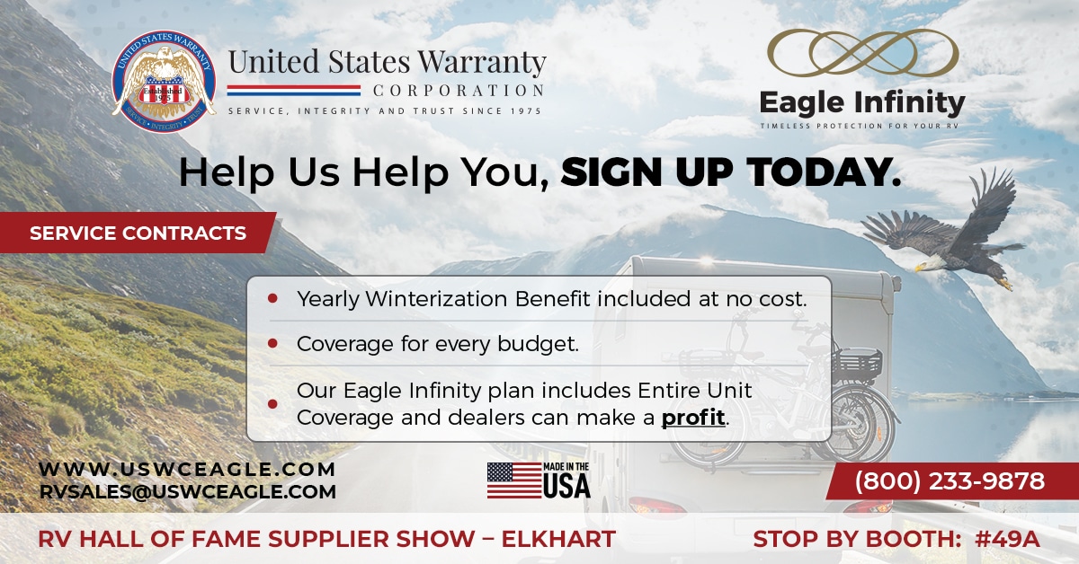 RV Hall of Fame Supplier Show United States Warranty Corporation